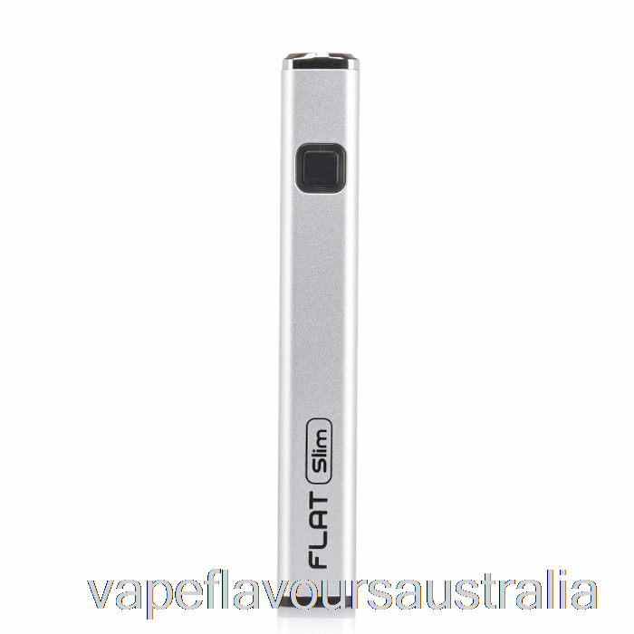 Vape Nicotine Australia Yocan FLAT SLIM 350mAh Battery Silver